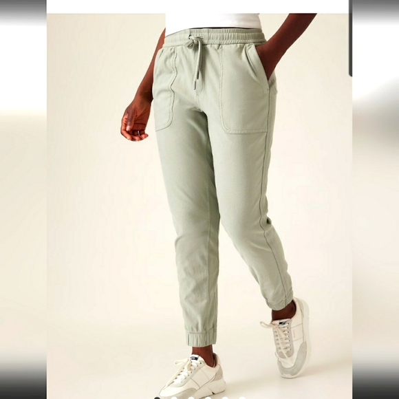 Athleta Farrallon Jogger Fern Green sz MP - Picture 1 of 6